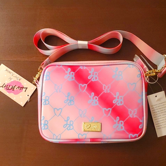 Betsey Johnson pink crossbody - Picture 2 of 7